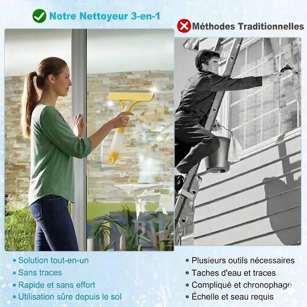 nettoyeur vitres 3-en-1 comparatif