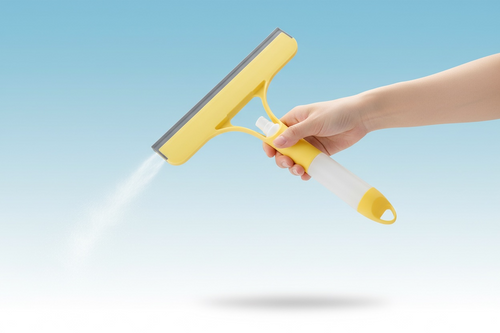 Nettoyeur à Vitres 3-en-1 avec Vaporisateur Intégré